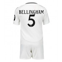 Maglie da calcio Real Madrid Jude Bellingham #5 Prima Maglia Bambino 2024-25 Manica Corta (+ Pantaloni corti)